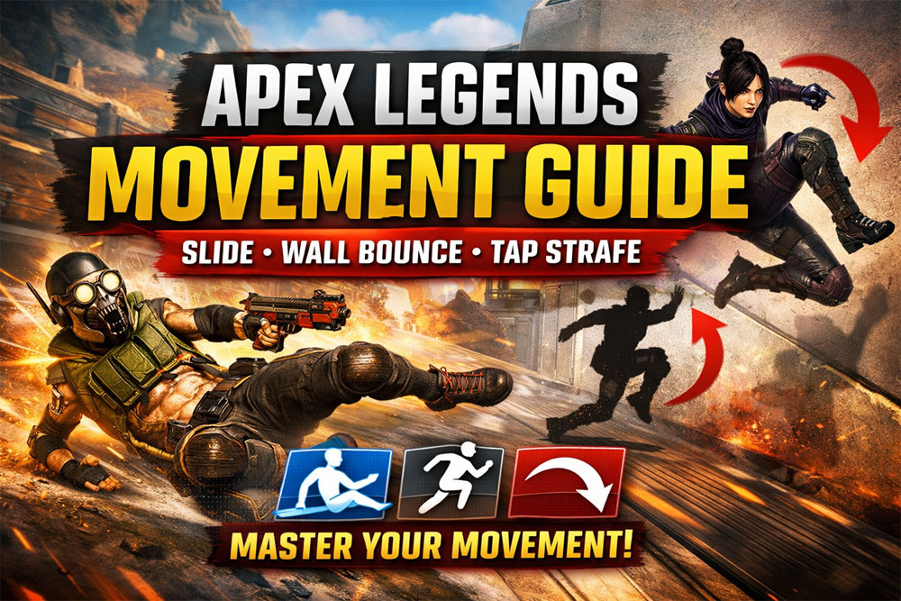Apex Legends Movement Guide – Master Slide Jump, Wall Bounce & Tap Strafe Like a Pro
