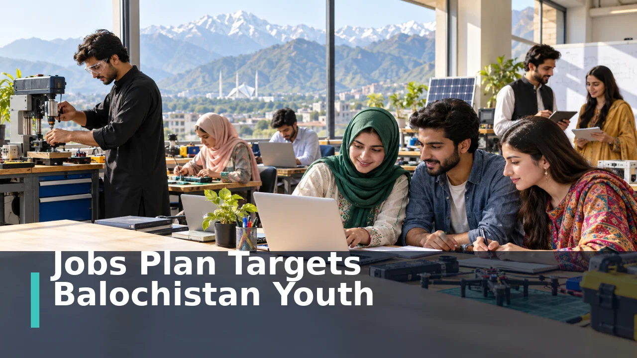 Balochistan Youth Jobs Plan 2026: Pilot to Help 6,000–7,000 Young People