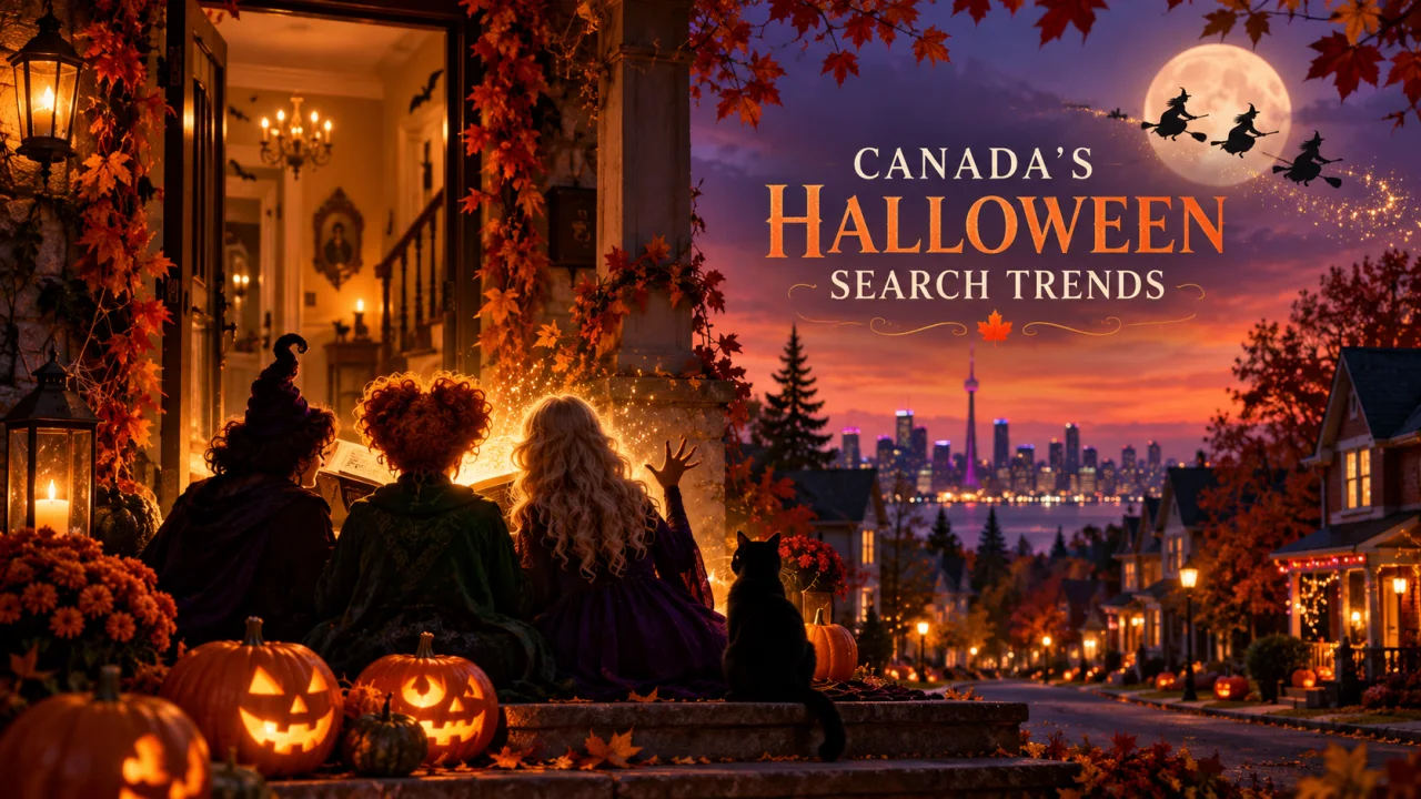 Canada Halloween Search Trends 2026: Hocus Pocus, Liminal Spaces and Decor