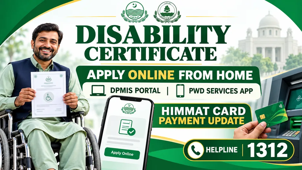 Punjab Disability Certificate Online 2026: Apply Through DPMIS, PWD App and Himmat Card Payment Update