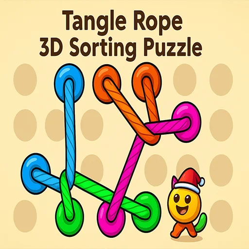 Hazel Tangle Rope 3D: Sorting Puzzle