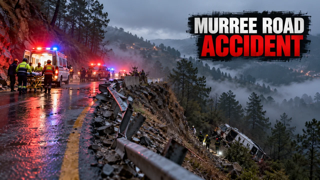 Murree Road Accident: Seven Family Members Killed and Seven Injured