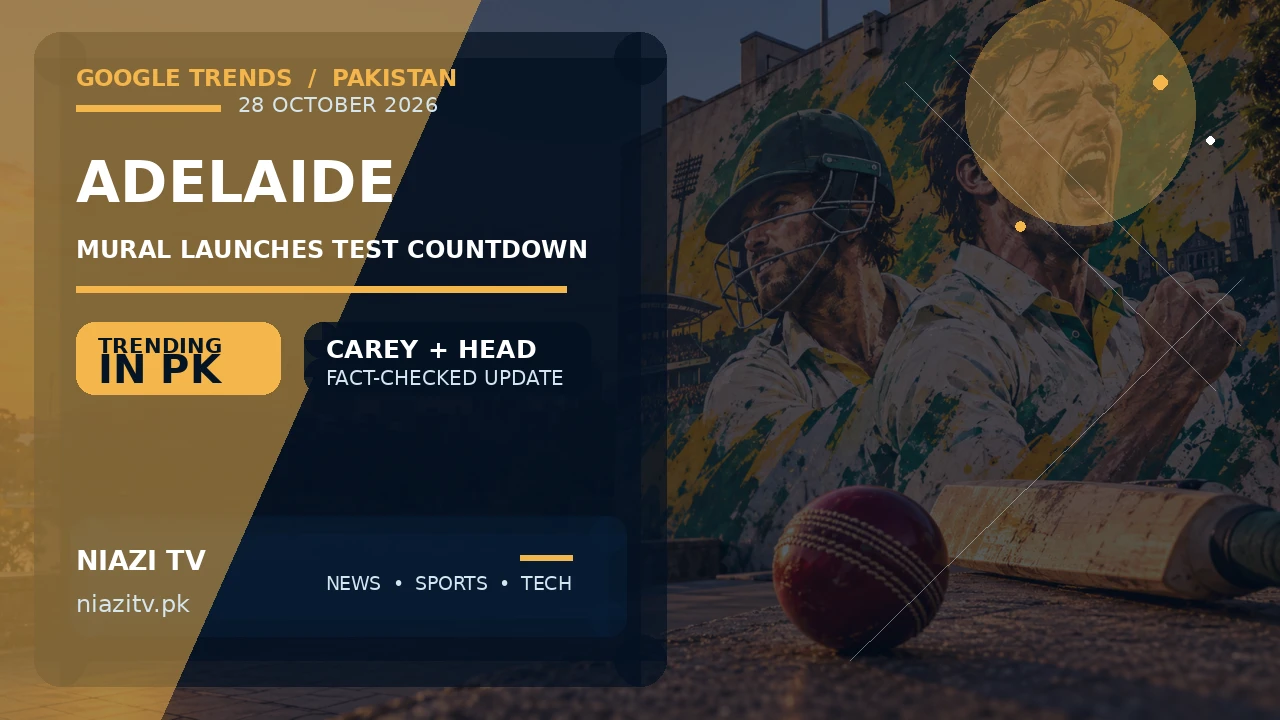 Alex Carey and Travis Head Mural Unveiled Ahead of Adelaide Test recent article image