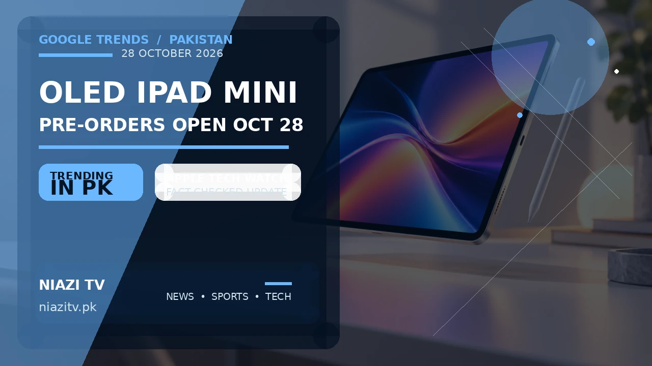 OLED iPad Mini 2026: Price, Pre-Orders and November 6 Availability