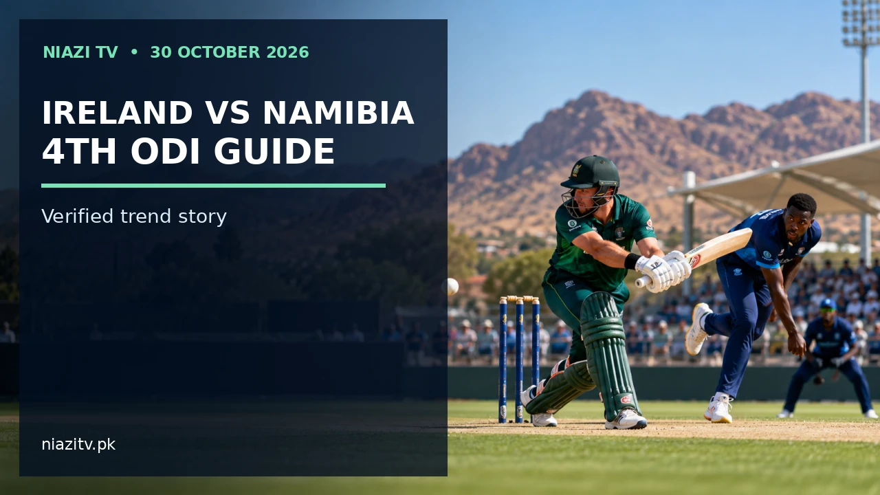 Ireland vs Namibia 4th ODI: Schedule, Series Context and Key Matchups recent article image