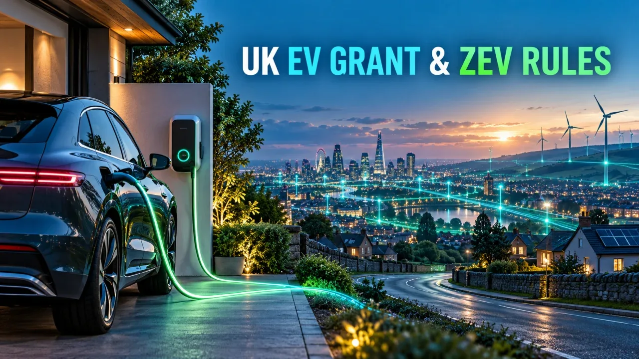 UK EV Grant and ZEV Rules: What Drivers Need to Know in 2026