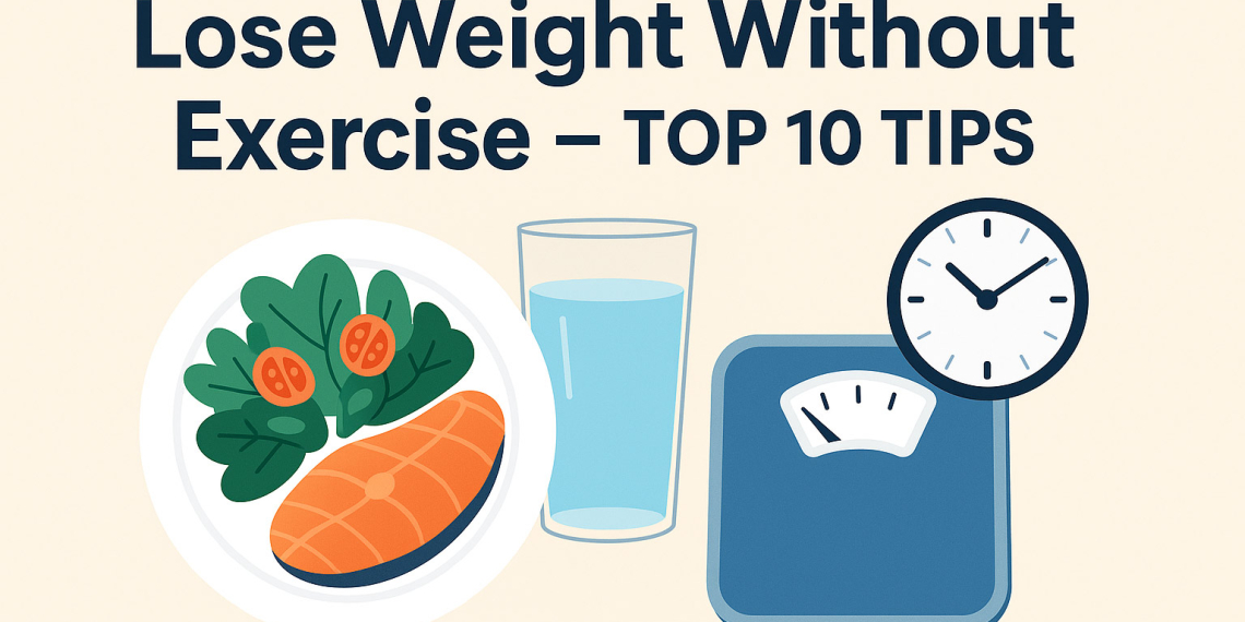10 Tips to Lose Weight Without Exercise