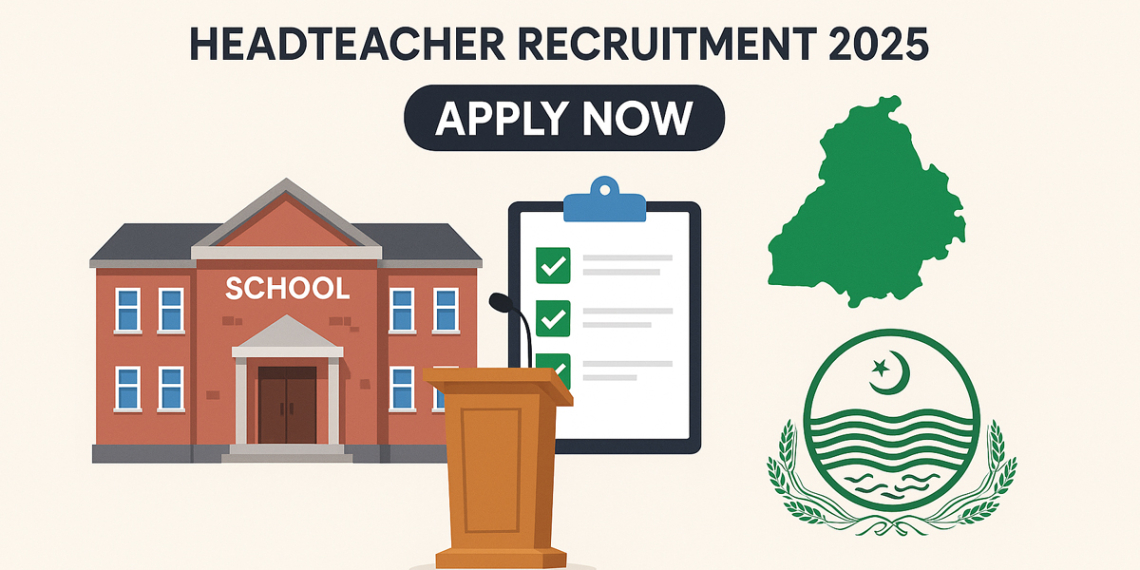 Apply online for Headteacher posts under SED Punjab 2025 initiative. Boost your career with CM Maryam Nawaz’s merit-based school leadership policy.