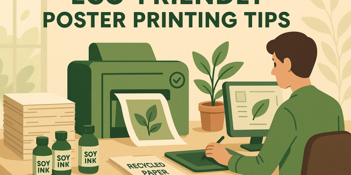 Green Poster Printing Practices – Eco-Friendly Design Tips