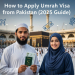 Apply for your Umrah visa from Pakistan in 2025 with ease. Learn requirements, costs, Nusuk app rules, and choose the best Umrah package.